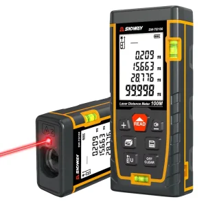 Handheld Digital 630-670nm <1mW Red Laser Distance Meter Measuring Tool