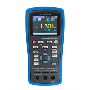 Handheld Digital LCR Meter and Ohmmeter for Inductance, Resistance, and Capacitance Testing