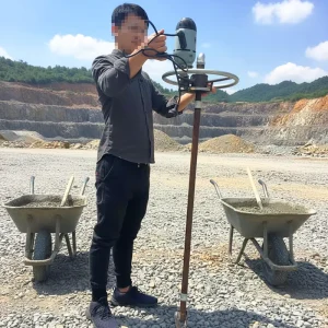 Handheld Disc Small Well Drilling Machine Agricultural Irrigation 1.5KW Electric Water Well Drilling Machine