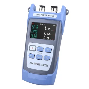 Handheld Fiber Optical PON UPC Power Meter 1310/1490/1550nm FTTX/ONT/OLT SC/FC Interface Freely Replaceable Converter