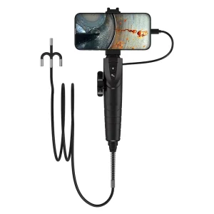 Handheld Full HD 360 Degree Rotate Iphone Borescope Flexible ENT Endoscope Camera Module