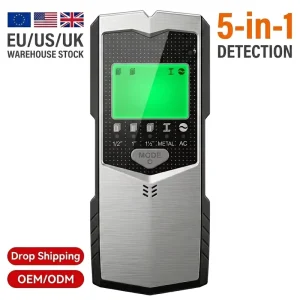 Handheld Industrial Metal Detector LCD Screen High Precision Stainless Steel 304 Plastic Wall Mount 0.2mm Sensitivity AEC500C