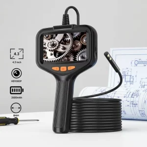 Handheld Inspection Camera 8mm Lens LED Light for Sewer Pipe Home Duct