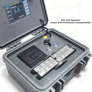 Handheld Kinematic Viscosity Tester Touchscreen Solvent Free Cleaning 8 Hour Battery Life On Site Oil Analysis IP65 ASTM OEM