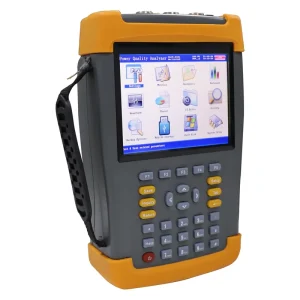 Handheld Three-Phase Power Quality Analyzer and Energy Meter Field Calibrator 0.02 Hz Accuracy 10-450 V Input