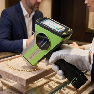 Handheld XRF Gold Spectrometer High Accuracy Precious Metal Purity Tester for Jewelry Store Gold Silver Karat Testing