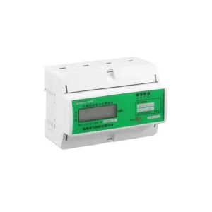 Hangmei DTS804 Three Phase Rail Energy Meter LCD Display Remote Control RS485 Communication 7P Power Source Class 1 Accuracy