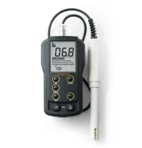 Hanna HI9813 61 Professional Hydroponics pH EC TDS Temperature Meter with CAL Check