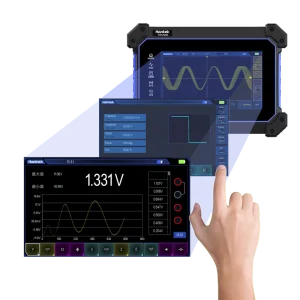 Hantek TO1112C Oscilloscope Full Touch Screen 110MHz Bandwidth 250MSa/s Sampling Rate 8M Storage Depth Tablet Model