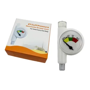 Haowale CE Certified Electric Animal Pressure Manometer for Cats Dogs Endotracheal Intubation Balloon Gauge Saturation Detection