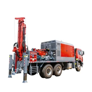 Heavy Duty Diesel Powered Truck Mounted 450m Pneumatic Water Well Drilling Machine Borehole Drilling Rig