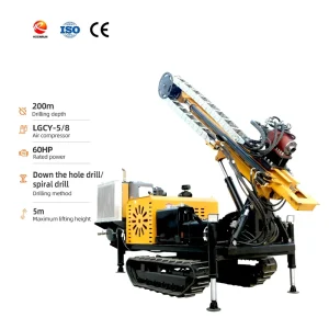 Heavy Duty Water Bore Well Drilling Rig Hard Rock DTH Hammer Drill Machine DTH Water Well Drilling Rig