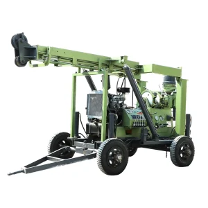 Hengwang XY 3 Multi Functional Hydraulic Coring Drilling Rig Trailer Mounted 200m Borehole Water Well Drilling Rig Machine