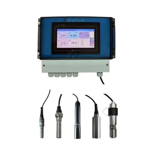 High Accuracy 0.1pH Dongrun DR5000 Industrial Multi parameter Water Quality PH TDS EC CL DO ORP Tester Meter Temperature