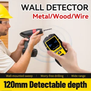 High Accuracy 0.5% Handheld Wall Detector Stud Finder Wood AC Wire Pipes Depth Scanner Metal wood wire IP54 Protection
