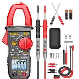 High Accuracy Digital Clamp Meter Multimeter Tester AC DC Current Voltage NCV Amp Ohm 4000 Count Measures Capacitance