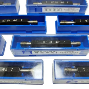High Accuracy GCr 15 NPT Screw Thread Plug Gauges 0.01mm Inner Hole 20 Degree 1/2″-14