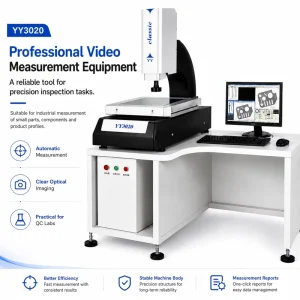 High Accuracy Video Measurement Equipment for Factory Quality Control