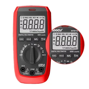 High Capacitance 6000 Counts Digital Multimeter with LCD Display NCV Tester