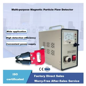 High Detection Efeciency Multi purpose Magnetic Particle Flaw Detector for Pipelines Cracks Pressure Vessels