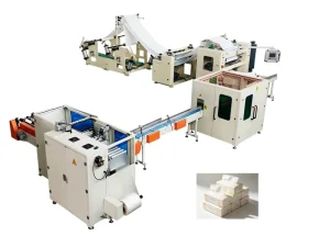 High Efficiency Automatic Facial Tissue Paper Making and Packing Machinery with Auto Soft Pack Sealer