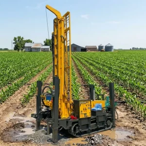 High Efficiency Crawler Diesel Borehole Driller Portable Design Cost Effective Machine for Agricultural Water Supply