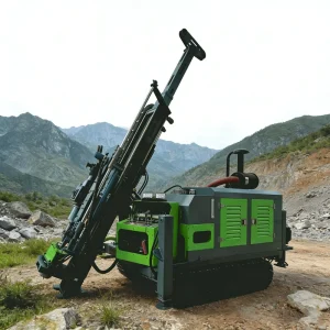High Efficiency Hydraulic System Crawler Solid Mine Geotechnical Exploration Core Drilling Rig Machine for Sale