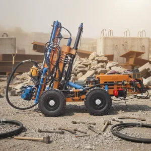 High Performance 25.5Kw Underground Down the Hole Drilling Rig Machine Used for High speed Tunnel Drilling