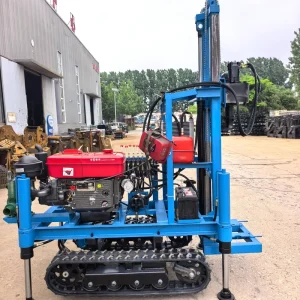 High Performance Crawler Hydraulic Water Well Drill Rig 100m 150m 200m Deep Drilling Powerful Hydraulic System Well Drilling