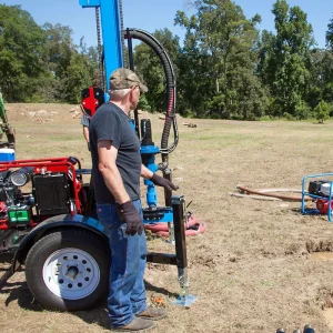 High Performance Hydraulic Water Well Drill Rig on Wheels 100M 150M 200M Depth for Sale