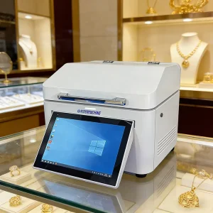 High Performance X Ray Spectrometer Si Pin Detector Gold Analyzer HD Camera Karat Analysis Rhenium Tungsten Element Alarm Gold