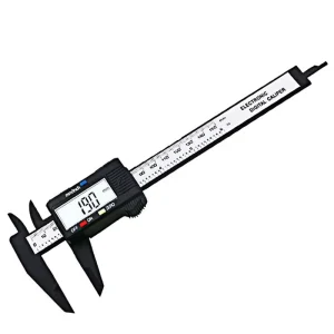 High Precise Carbon Fiber Black Silver 6 Inch 0-150mm Manual Composite Vernier Super Electronic Digital Caliper