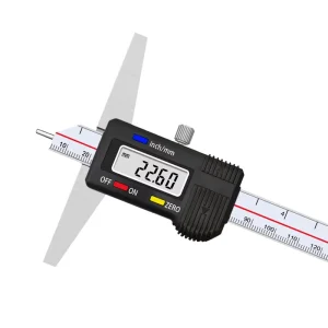 High Precision 0 150mm Stainless Steel Electronic Digital Depth Gauge Needle Probe Vernier Calipers