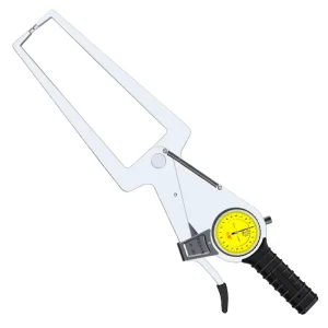 High Precision 0-20mm Tube Wall Thickness Gauge Extended Claw Double Bend External Gauge