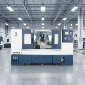 High Precision ±0.005mm CNC Lathe Machine Twin Spindle Single Turret Turning Milling Center
