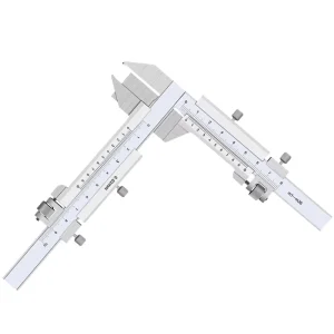 High-Precision 0.02mm Stainless Steel Vernier Caliper for Gear Tooth Thickness Measurement