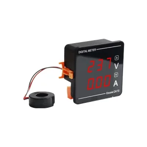 High Precision 1-120A Digital Volt Ampere Meter AC50-500V DC/AC Three Phase IP66 Aluminum Alloy