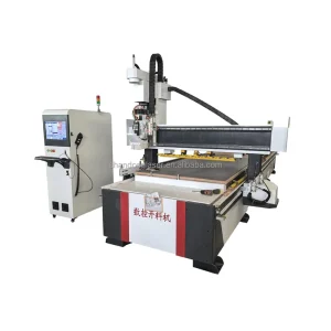 High Precision 1325 Double Station Linear ATC CNC Machining Center Cutting Cabinet Making Nesting CNC Router Machine