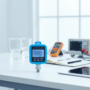 High Precision 2500bar 0.025% Accuracy Pressure Gauge