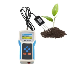 High Precision 4 in 1 Soil Moisture Meter Portable Soil Temperature Salinity PH Soil Moisture Tester Meter Detector