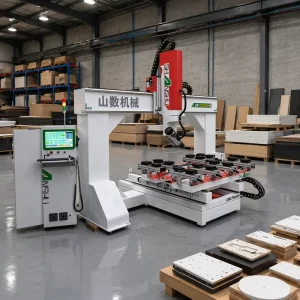 High Precision 5 Axis CNC Machining Center Disc ATC Saw Blade Milling Drilling Machine Multi Material Processing Router