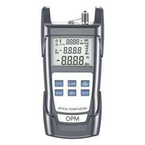 High Precision 50km Optical Power Meter One Year Warranty for FTTH FTTB FTTX Networks VFL LED Lighting Integrated Red Light