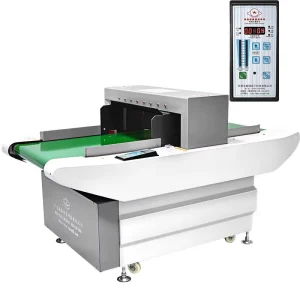 High Precision 9 Point test Conveyor Belt Broken Needle Detector for Textile Clothing Jeans Leather Goods Bed Sheet in China