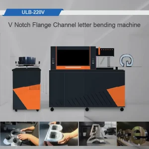 High Precision Automatic CNC V Cut Notching Flange Channel Letter Bending Machine for Aluminum 3D Sign Letters with Servo Motor