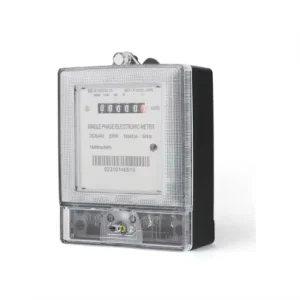 High Precision Class 1.0 Three Phase Energy Meter 380V 40A for Din Rail Power Consumption Monitoring LCD 0-99999.9kWh