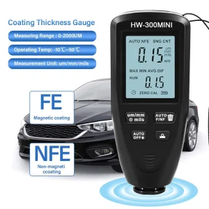 High Precision Digital Automotive Coating Thickness Gauge Non-Slip Paint Gauge HW300-MINI