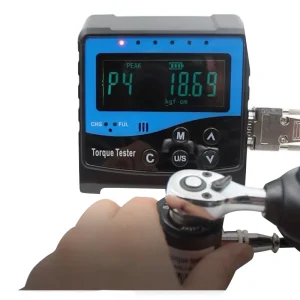 High Precision Digital Mini Torque Wrench Tester Portable Digital Display Manual Power for Light Measurements 1 Year for Labs