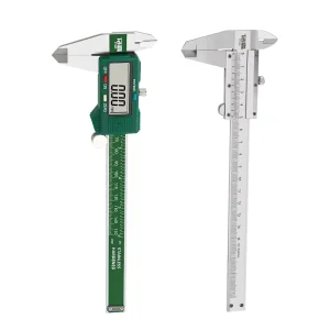 High Precision Electronic Digital Display Vernier Caliper Small Household Mechanical Caliper Plastic Scale