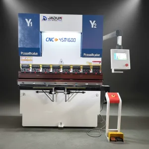 High Precision Fully Automatic Stainless Steel Sheet Metal Bending Machine WC67K 45T 1600mm CNC Press Brake with 4.5kW Motor