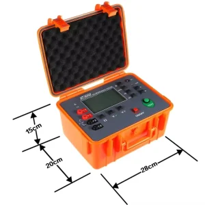 High Precision Ground Rod Continuity Wire Electrode Resistance Meter Checking Earth Resistance Tester Instrument